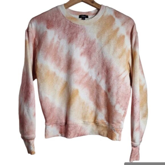 Rails by Revolve Ramona Sunset Tie-dye Cropped Pullover Sweatshirt Size Small - Picture 1 of 9